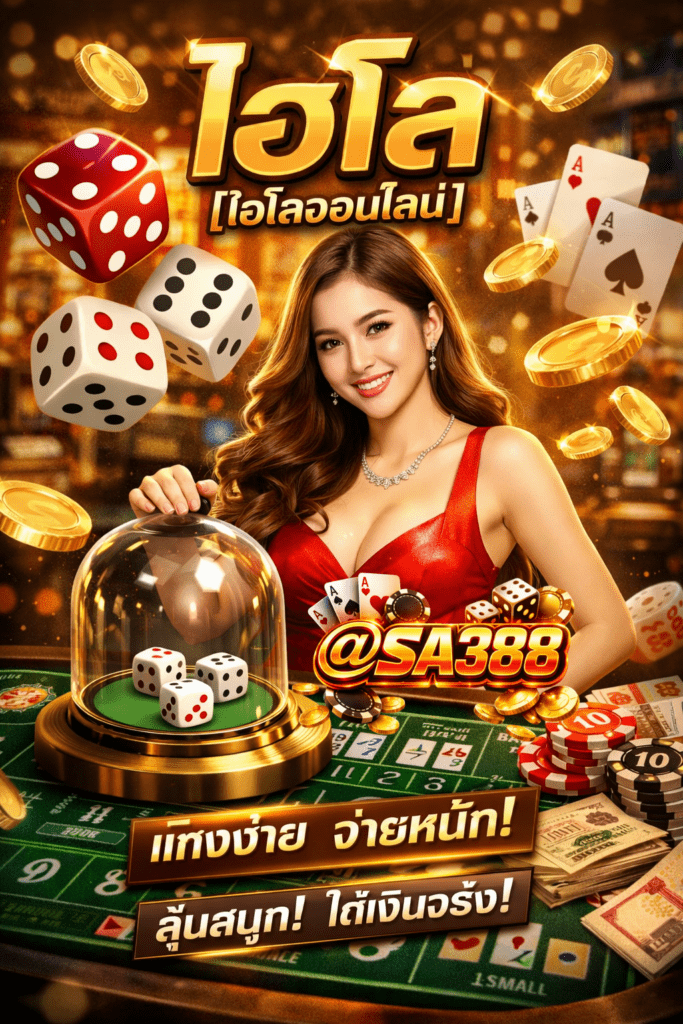 คาสิโนสด ไฮโล เขย่าจริง ถ่ายทอดสด จ่ายสูง 150 เท่า สมัครฟรี ปก